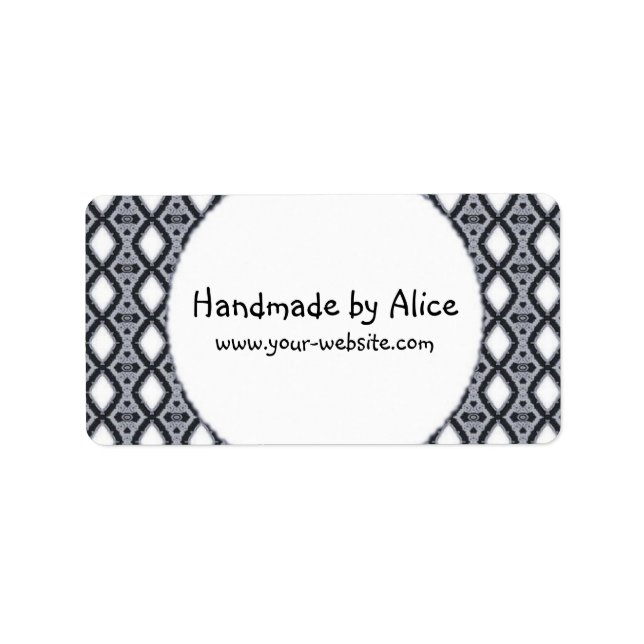 Etiqueta Identificadores feitos à mão (Frente)