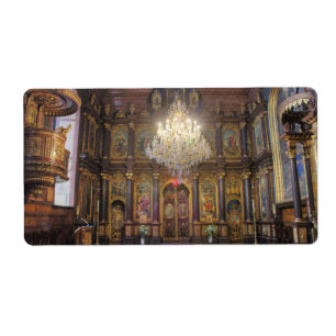 Etiqueta Igreja Ortodoxa Grega Santa Trindade
