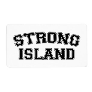 Etiqueta Ilha forte, NYC, EUA