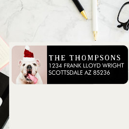 Etiqueta Imagem de Cachorro Engraçada Endereço de Devolução