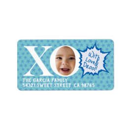 Etiqueta Imagem engraçada Rótulo de Endereço de Retorno com