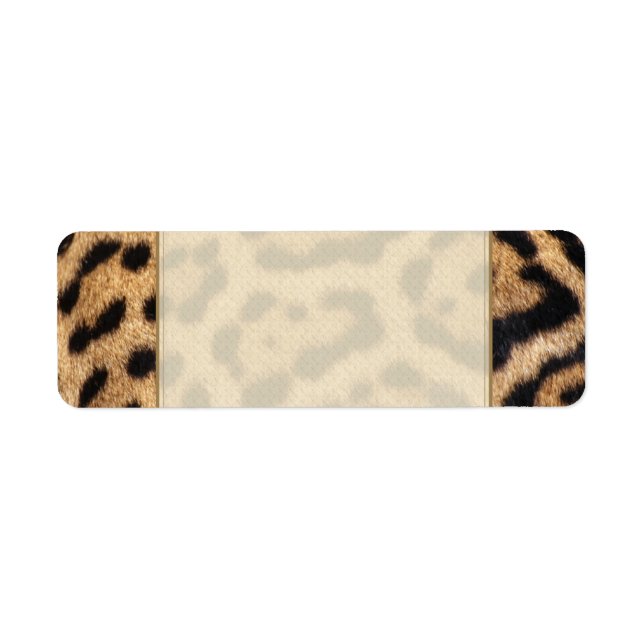 Etiqueta Impressão de Foto Jaguar fur (Frente)