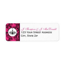 Etiqueta Indicador Branco Cor-de-rosa, Desloca o Rótulo de