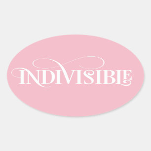 Etiqueta indivisível/roteiro branco (oval)
