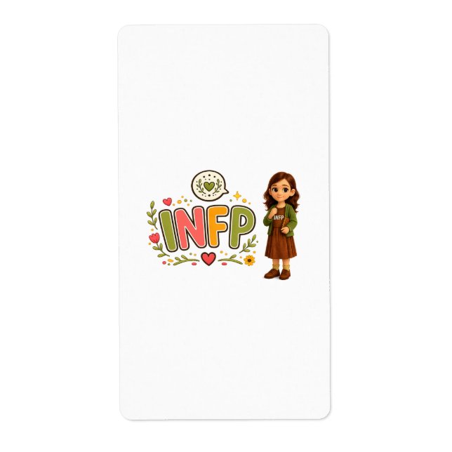 Etiqueta INFP — A Sonhadora Criativa (Frente)