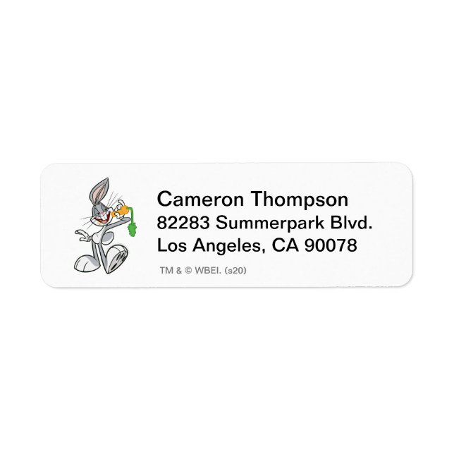 Etiqueta INSETOS BUNNY™ com Cenoura (Frente)