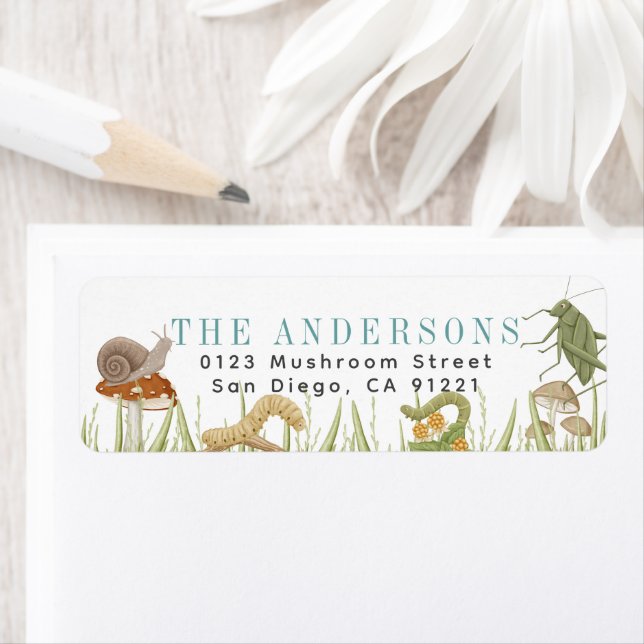 Etiqueta Insetos Insetos Critérios Cogumelo (Insitu)