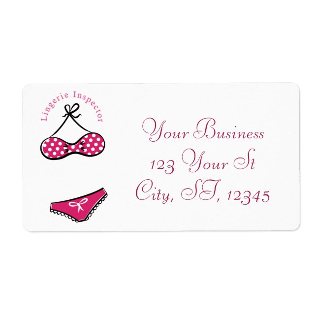 Etiqueta Inspetor de lingerie Thunder_Cove (Frente)