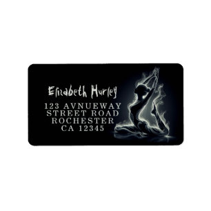 Etiqueta Instrutor Yoga Reiki Pose Rei Pigeon com uma perna