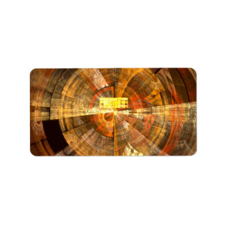 Etiqueta Integridade Abstrato Art