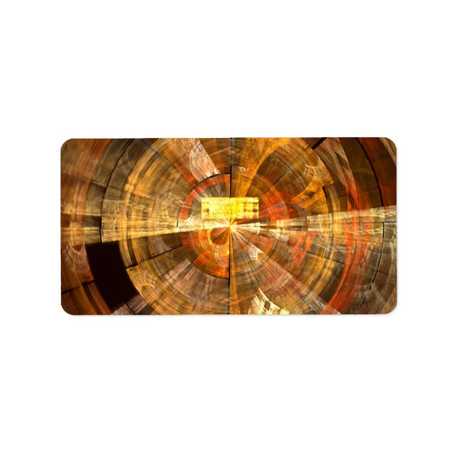 Etiqueta Integridade Abstrato Art (Frente)