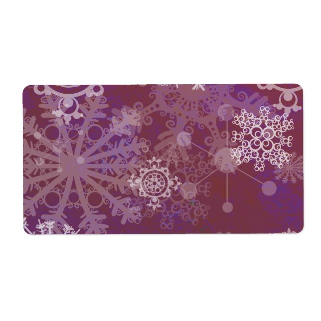 Etiqueta Inverno roxo (Frente)