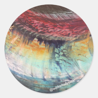 Etiqueta invertida do arco-íris