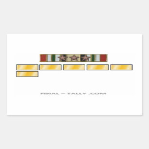 Etiqueta Iraque 6 meses com a estrela de 3