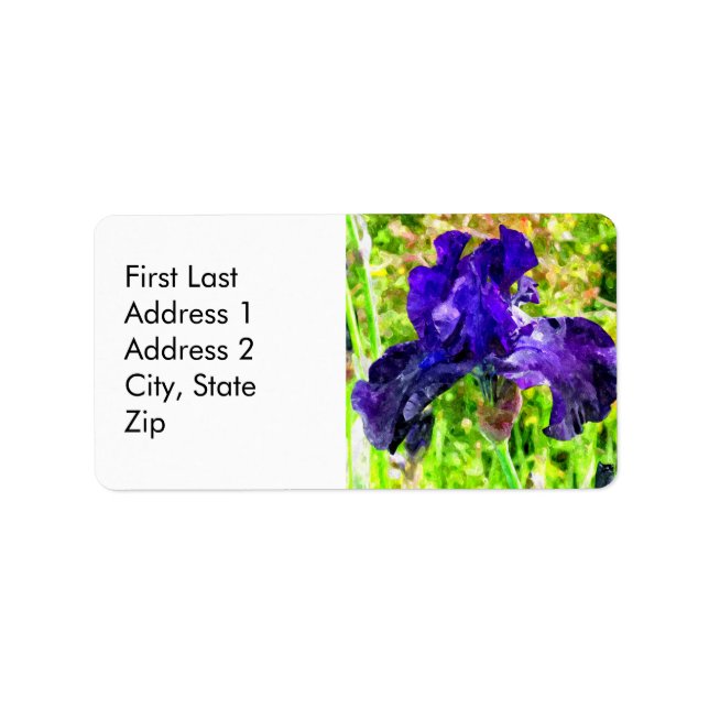 Etiqueta Iris (Frente)