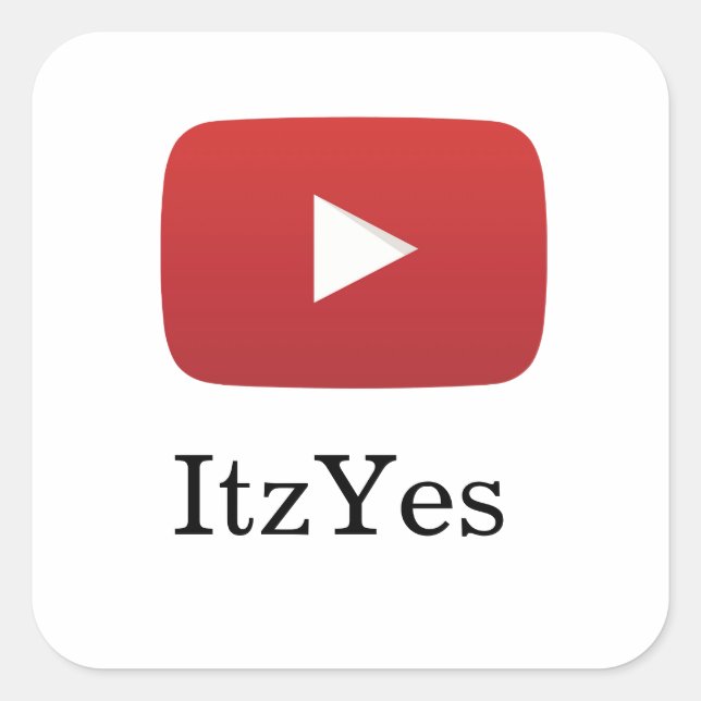 Etiqueta ItzYes YouTube (Frente)