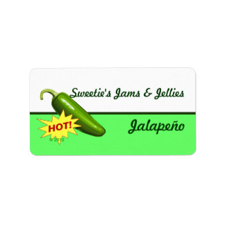 Etiqueta Jalapeño Pepper Labels