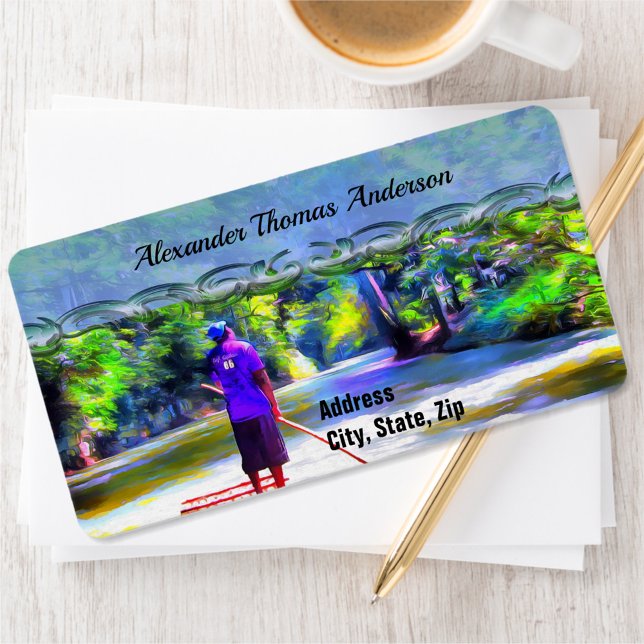 Etiqueta Jamaican River Raft Ride J001 Address (Criador carregado)