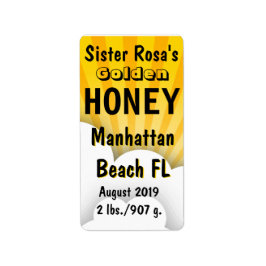 Etiqueta Jar de Mel de Nuvem Personalizado