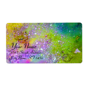 Etiqueta JARDIM DAS SOMBRAS PERDIDAS, amarelo-violeta