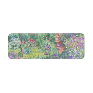 Etiqueta Jardim de Giverny por Claude Monet