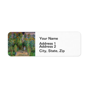 Etiqueta Jardim de Monet na Impressionista Vetheuil