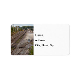 Etiqueta Jeff City Railroad Tracks