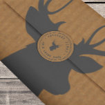 Etiqueta Jerky de Stag de Cabeçalho Personalizado<br><div class="desc">Lindas etiquetas do Kraft não só para suas etiquetas de presentes caseiras, ruins de excelente para suas doações de feriado, presentes para hospedeiros, favoritos para festas, etc. Personalize-o com o seu próprio texto! **Para alterar o texto, use a opção personalizar. Para alterações de texto mais abrangentes, como alterações na fonte,...</div>