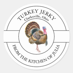 Etiqueta Jerky Turquia
