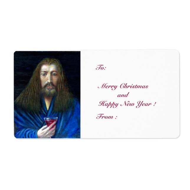 ETIQUETA JESUS CRISTO, O CHALICE (Frente)