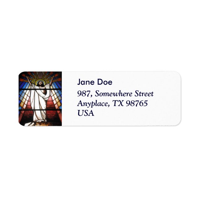 Etiqueta Jesus é nosso salvador (Frente)