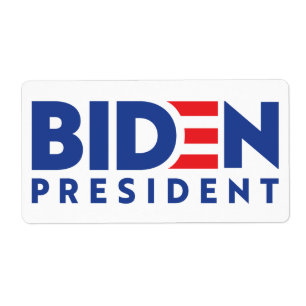 Etiqueta Joe Biden 2020 Biden for President
