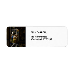 Etiqueta Johannes Vermeer - A Carta do Amor