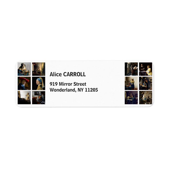 Etiqueta Johannes Vermeer - Grelha de Mastercastas (Frente)