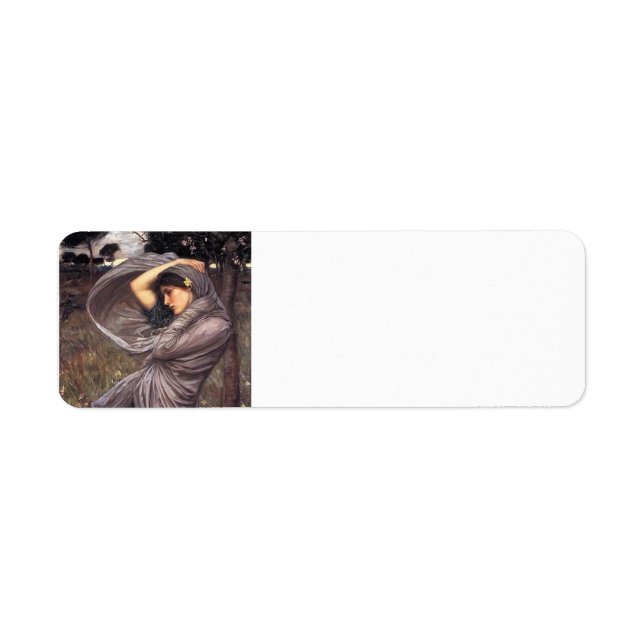 Etiqueta John William Waterhouse- Boreas (Frente)