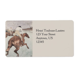 Etiqueta Jóquei por Henri de Toulouse-Lautrec