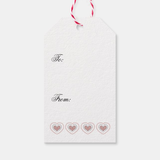 Etiqueta Joyful Heart Gift (Verso)