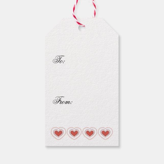 Etiqueta Joyful Heart Gift (Verso)
