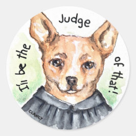 Etiqueta Juiz Dog
