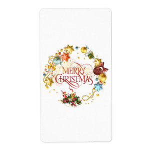 Etiqueta Juramento de Natal feliz