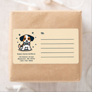 Etiqueta Kawaii/ chibi transporte de cães