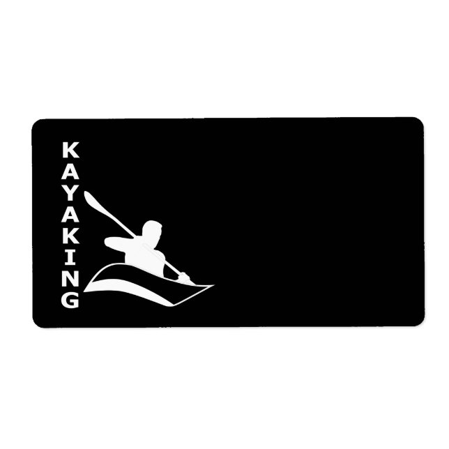Etiqueta Kayaking (Frente)