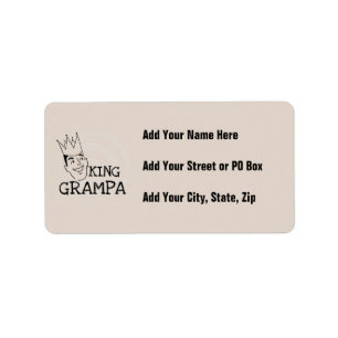 Etiqueta King Grampa T-shirts e presentes