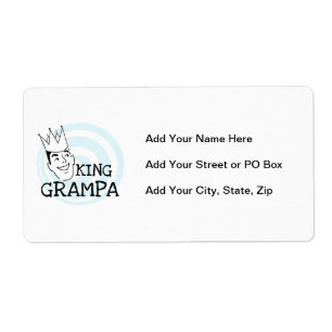 Etiqueta King Grampa T-shirts e presentes
