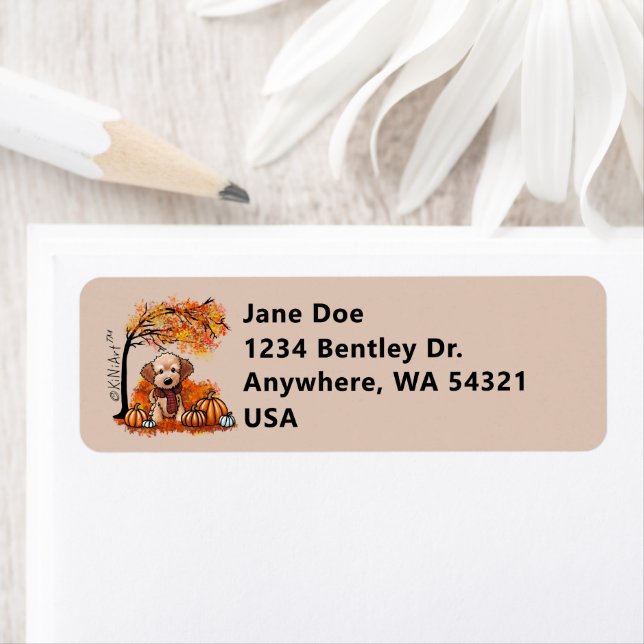 Etiqueta KiniArt Goldendoodle (Insitu)