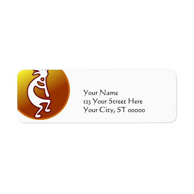 Etiqueta Kokopelli (Frente)