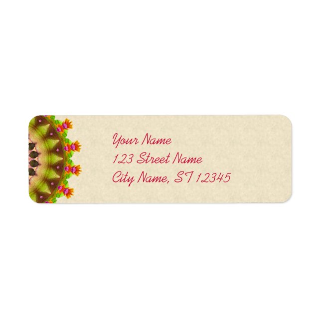 Etiqueta Kooky Kaleidoscope (Frente)