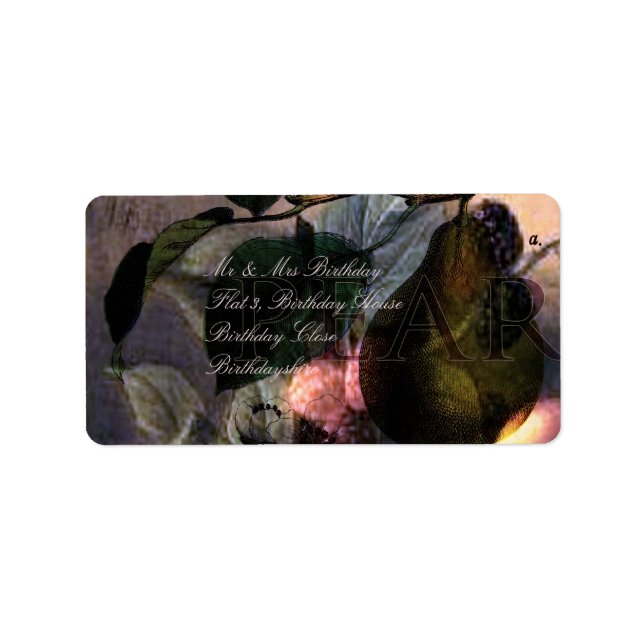 Etiqueta La Poire nº 2 (Frente)