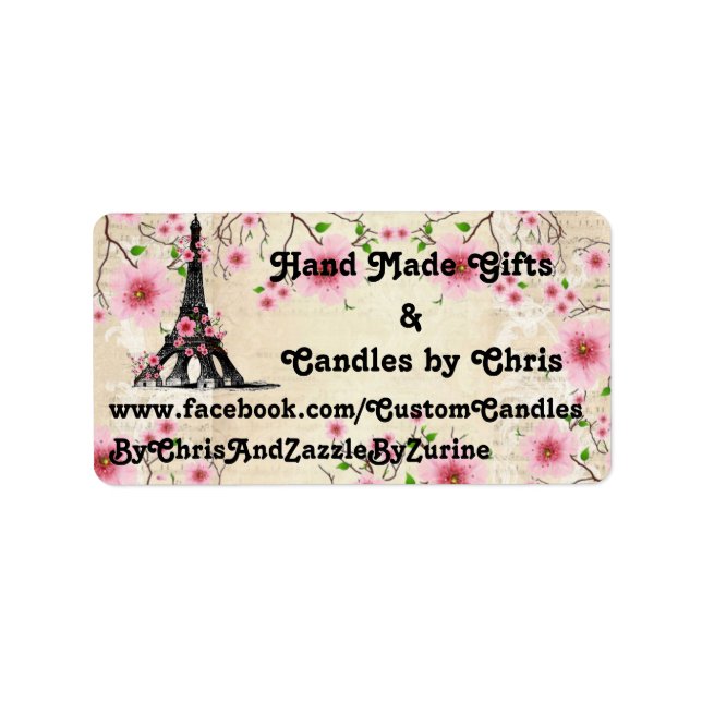 Etiqueta Labels, Coleção Paris (Frente)