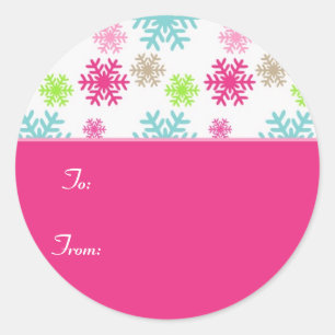 Etiqueta Labels//Pink do Tag do presente do Natal